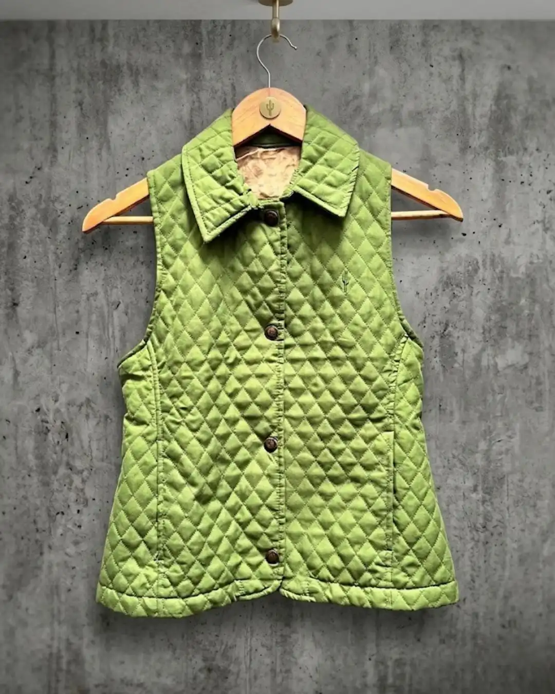 Chaleco verde acolchado (Cardon) - Talle S