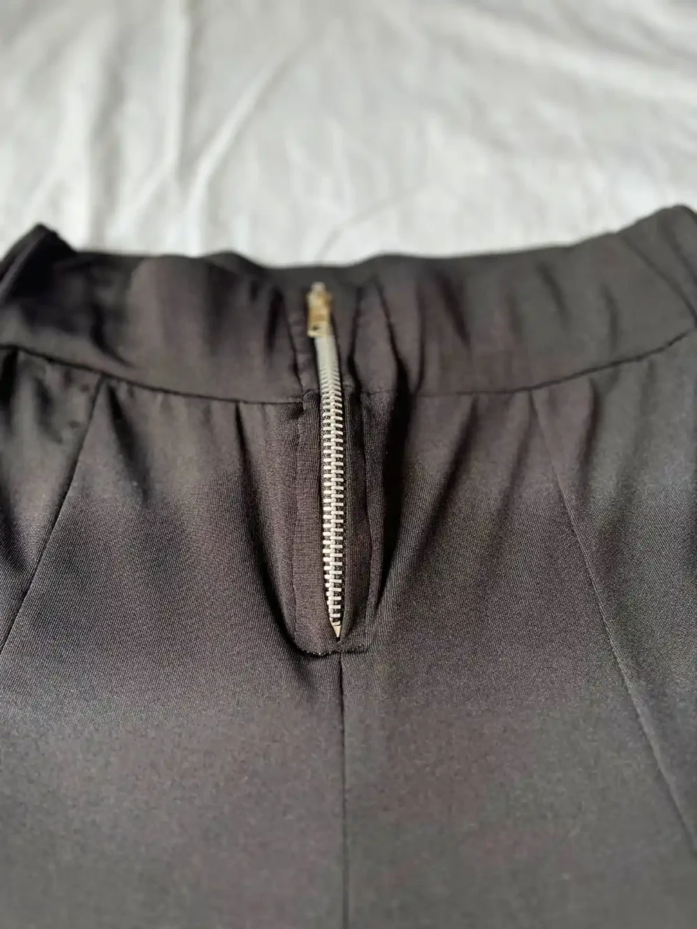 Pantalón oxford vestir ancho negro - Talle S