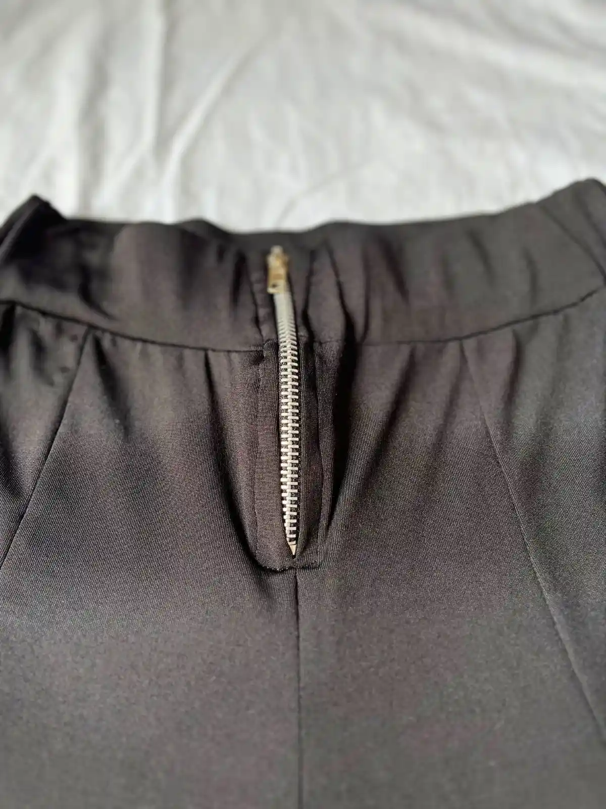 Pantalón oxford vestir ancho negro - Talle S