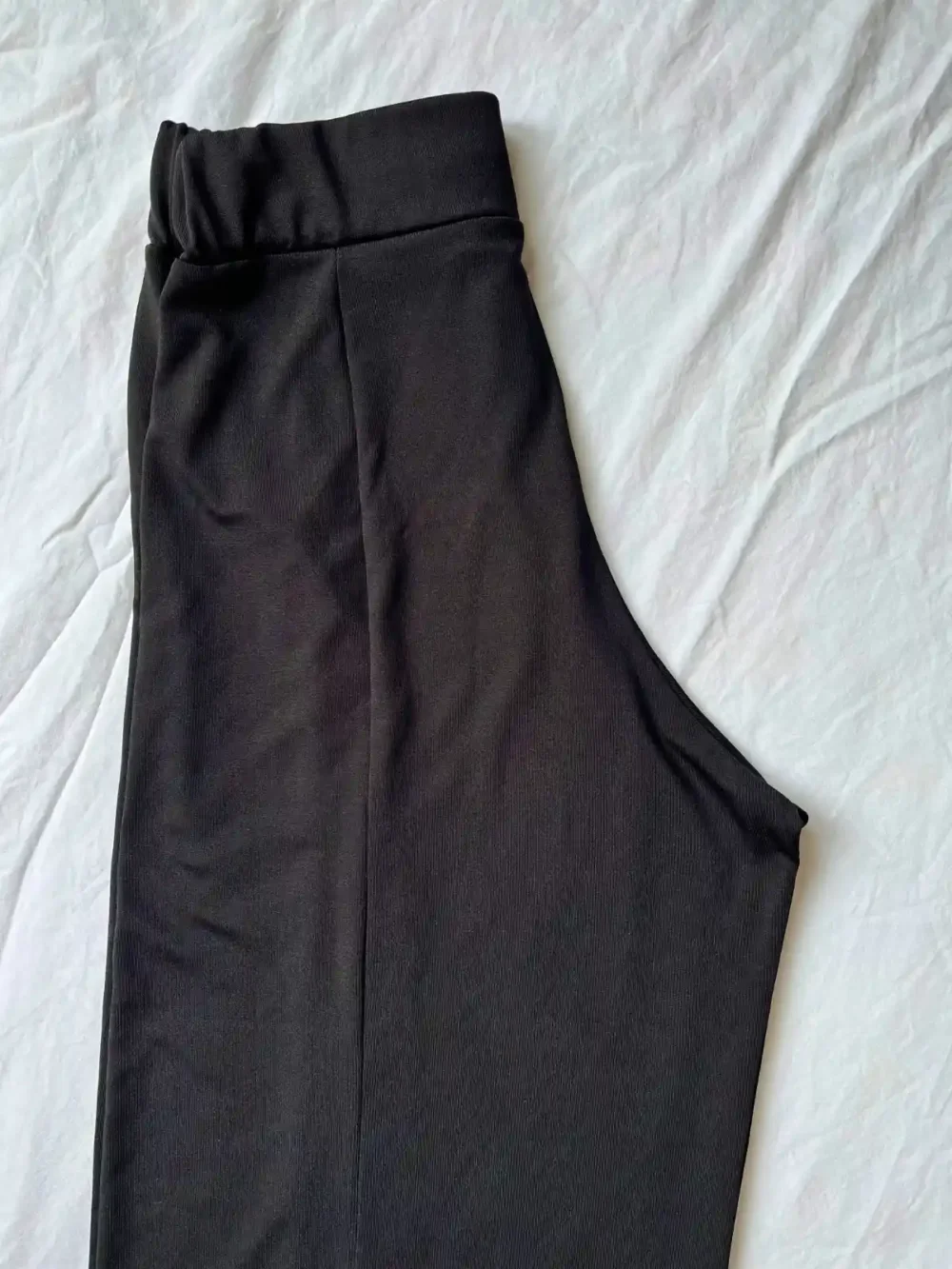 Pantalón oxford vestir ancho negro - Talle S