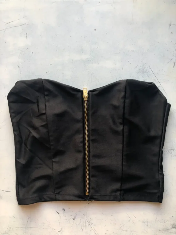 Foto 1 de Corset negro cierre dorado - Talle S