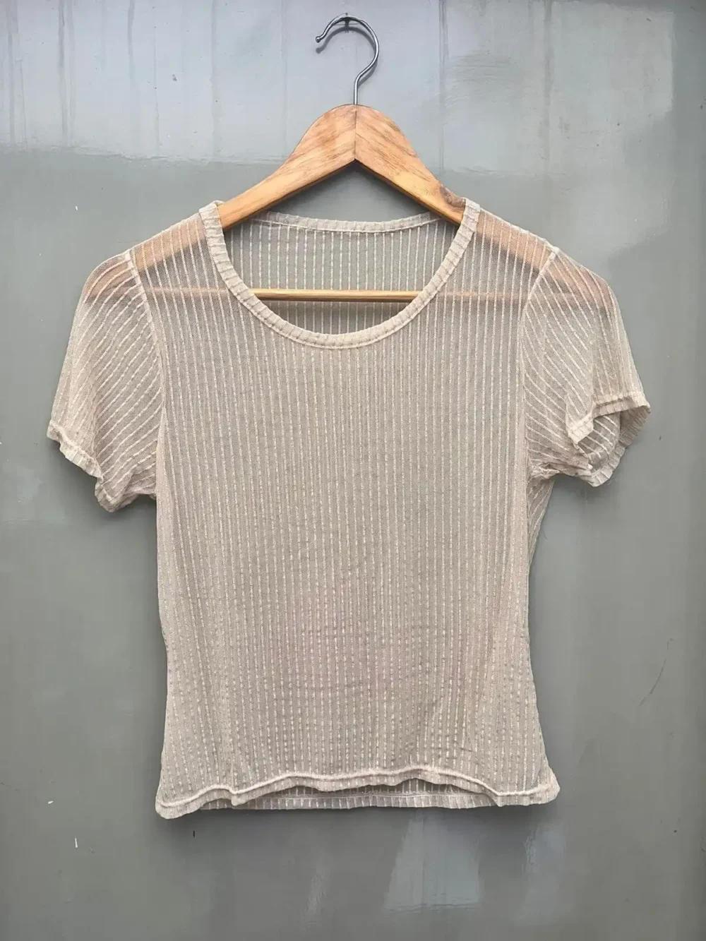 Remera microtul crudo