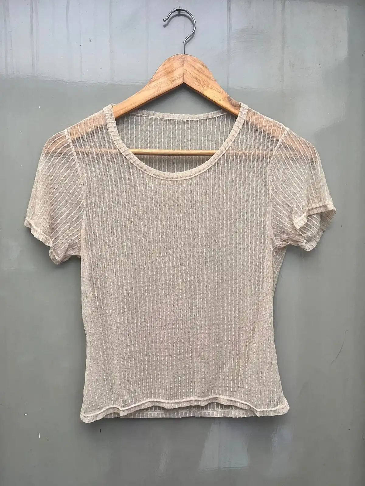 Remera microtul crudo