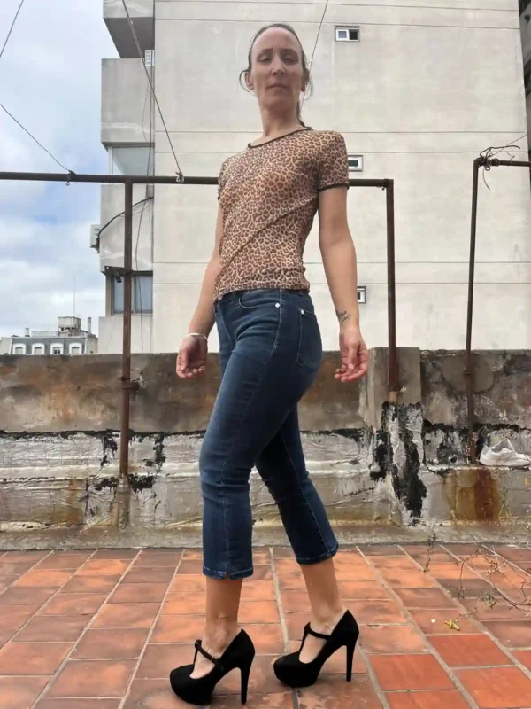 Foto 8 de Remera microtul animal print mangas cortas (Ona Saez)