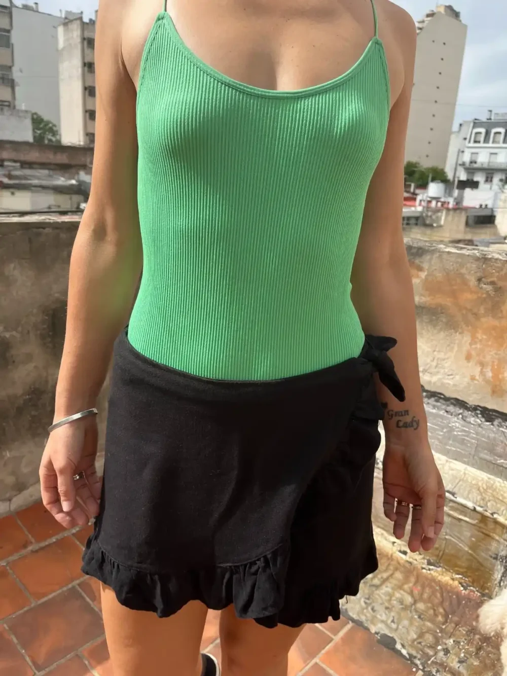 Body verde (47 Street) - Talle S