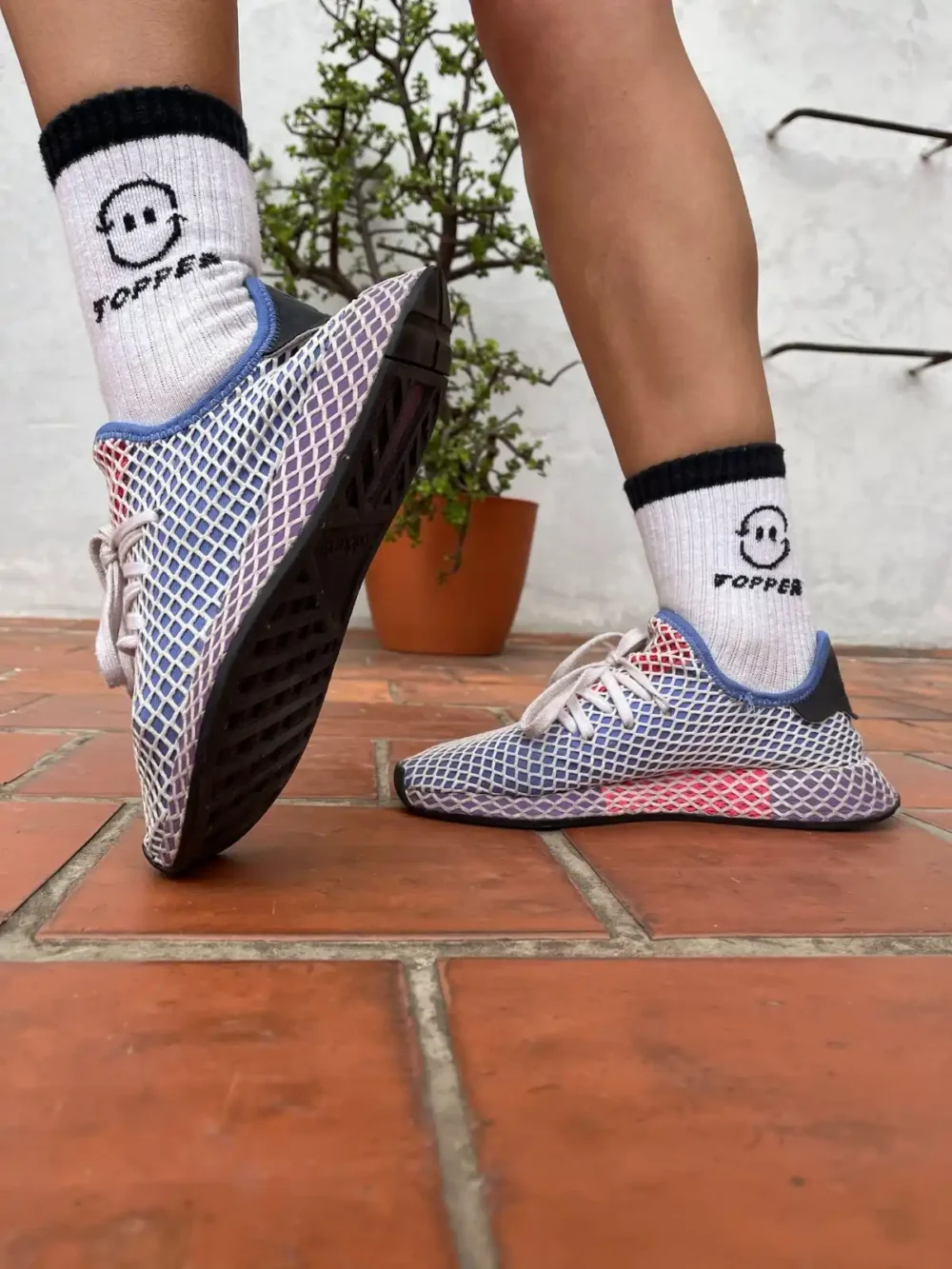 Zapatillas mesh lila (Adidas) - Talle 38