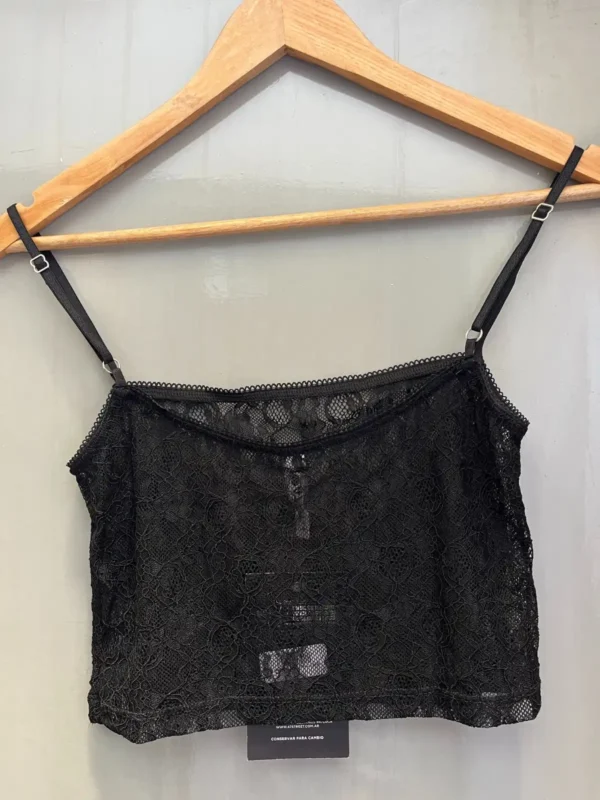 Foto 1 de Musculosa negra encaje (47 Street)