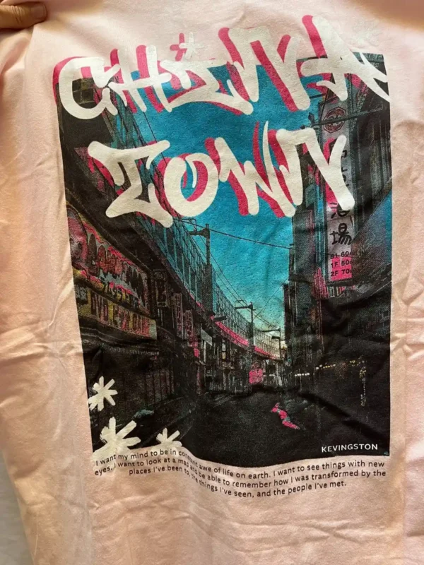 Foto 9 de Remera oversize rosa Chelsea Downy (Kevington)