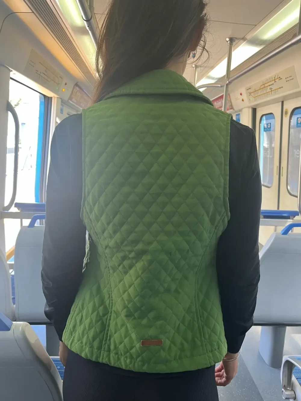 Chaleco verde acolchado (Cardon) - Talle S