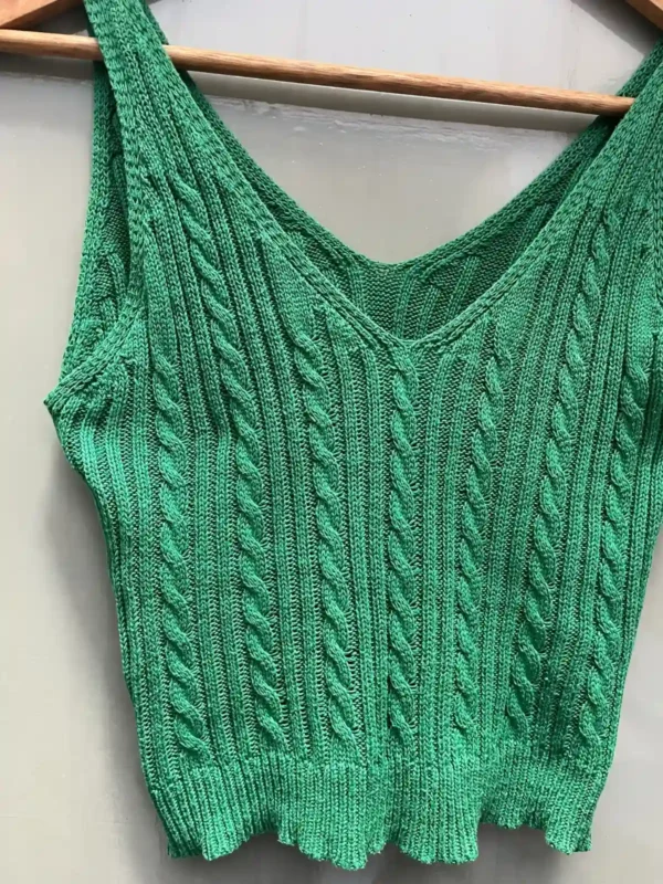 Foto 2 de Musculosa verde hilo