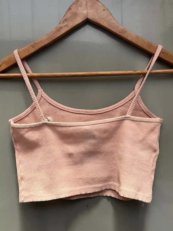 Foto 2 de Musculosa rosa bordado