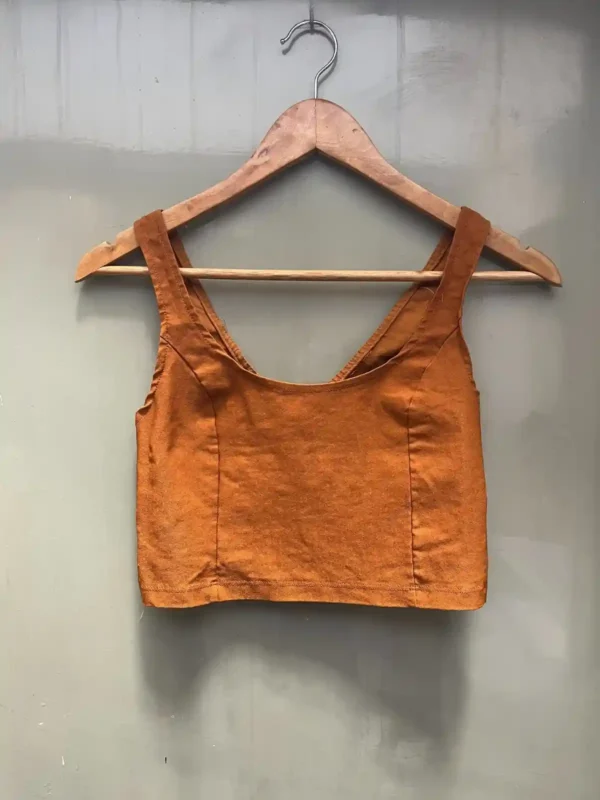 Foto 4 de Top marrón/canela cropped - Talle S
