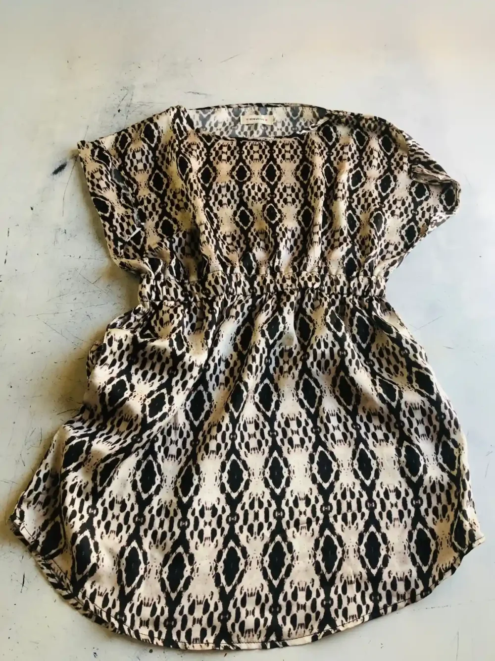 Vestido animal print (Motivi) - Talle M