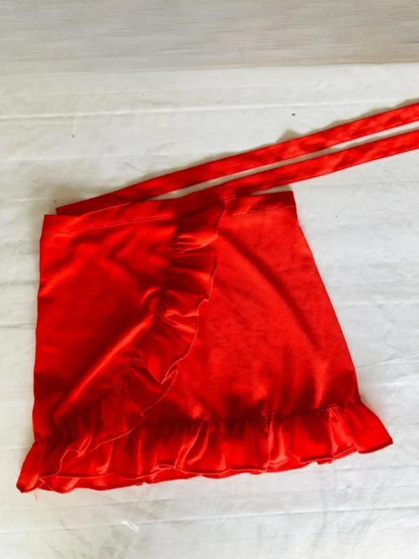 Foto 6 de Pollera coral con volados (ajustable) - Talle S/M