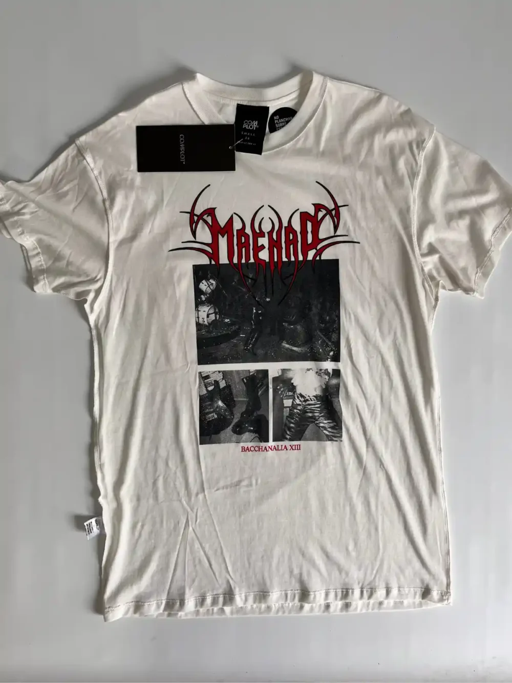 Remera blanca oversize - Talle S