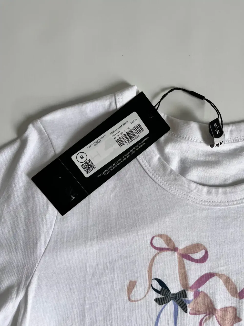 Remera con moño - Talle XL