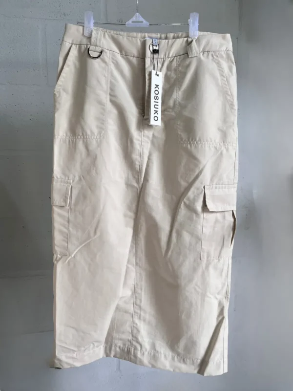 Pollera/falda beige Kosiuko - Talle 38
