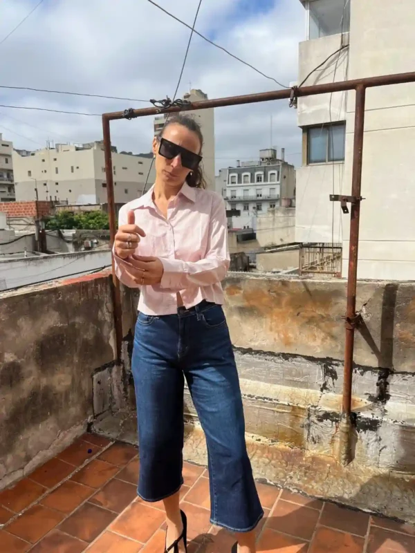 Foto 4 de Camisa rosa palido - Talle S