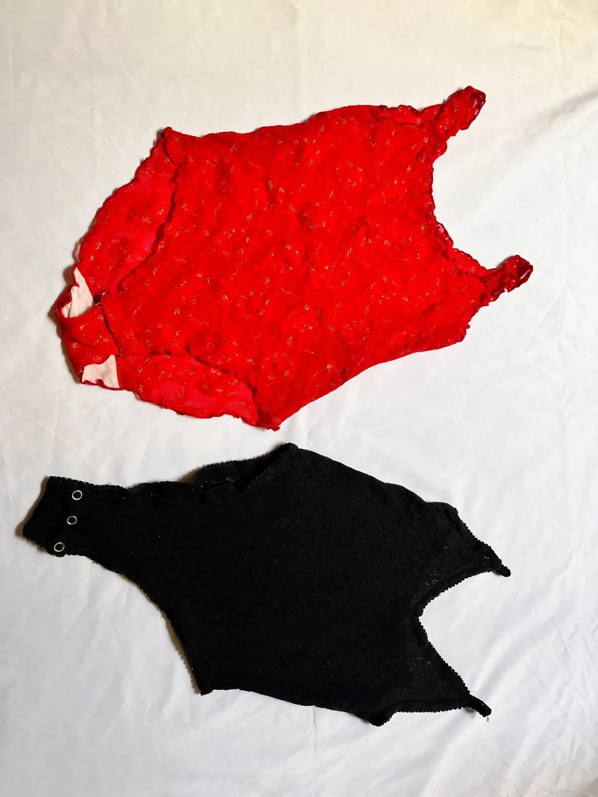 Body negro encaje - Talle S