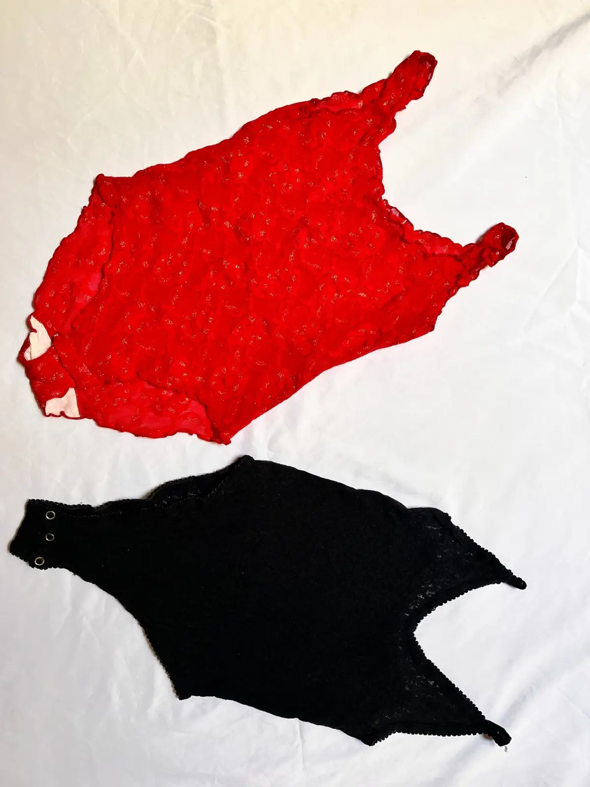 Body negro encaje - Talle S